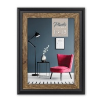 ZEP EG434L  Enna Black   30x40 мдф (черная) ф/рамка