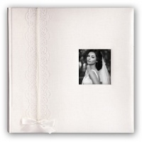ZEP  LN323250  32x32/100 бел.стр. Luna   (белый,кружево, свадьба) ф/альбом в коробке
