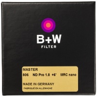 B+W MASTER 806 ND MRC nano 82mm. Светофильтр нейтрально-серый плотности 1.8