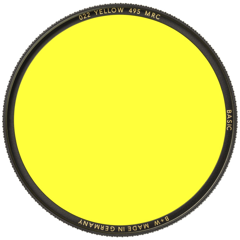 B+W BASIC 022 Yellow MRC 495 105mm. Светофильтр для черно-белой съемки B+W BASIC 022 Yellow MRC 495 105mm. Светофильтр для черно-белой съемки
