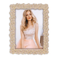 ZEP KF2368  15x20 Daisy  полирезин ( антично розовый с золотым оттеноком) ф/рамка