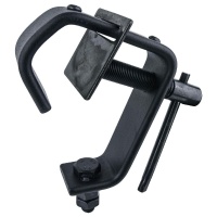 KUPO C-12B Steel clamp, black. Зажим-крюк Зажим-крюк с болтом М12х38 (Ø40-60 мм ↓40 кг), черный