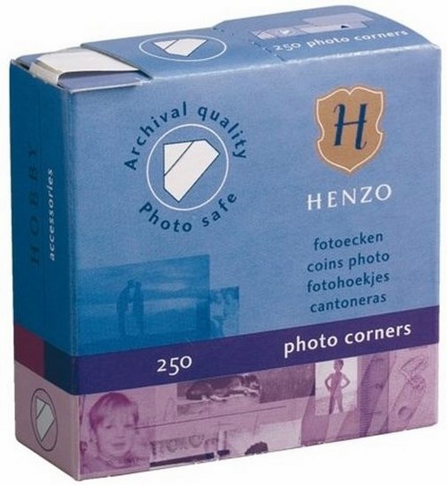 HENZO 18311 уголки прозрачные 250шт HENZO 18311 уголки прозрачные 250шт