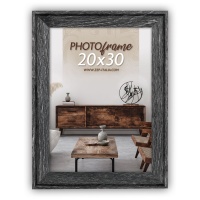 ZEP RT223L  Torino Black  20x30 дерево (черн.) ф/рамка