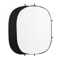 E-IMAGE RE2010 white/black Фон складной двусторонний 1,5х2 м, белый/черный
