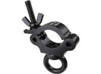KUPO KCP-823B Slim Type Coupler w/Eye Ring, black. Хомут узкий (с кольцом) (Ø48-51↓230)
