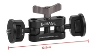 E-IMAGE EI-A74 arm monitor mount with quick lock & unlock 1/4"-20 knobs Кронштейн шарнирный