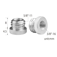 KUPO KS-908 3/8"-16 To 5/8"-11 Threaded Screw Adapter For Tripod. Адаптер