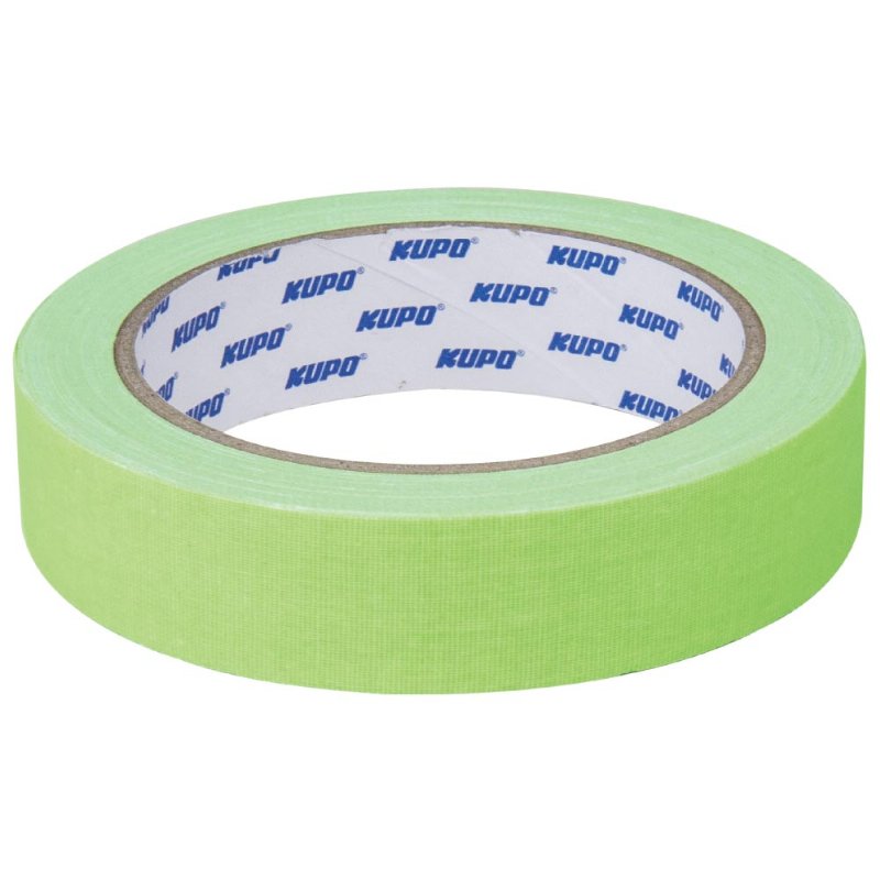 KUPO CSS-2415GN Cloth Spike Tape, green 24mm*13,72m Скотч зеленый KUPO CSS-2415GN Cloth Spike Tape, green 24mm*13,72m Скотч зеленый