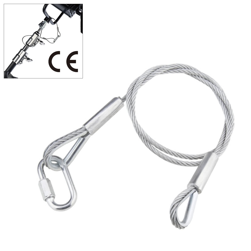 KUPO SW-03 dia. 5 mm, 100 cm length Duty Safety Wire. Тросик страховочный KUPO SW-03 dia. 5 mm, 100 cm length Duty Safety Wire. Тросик страховочный