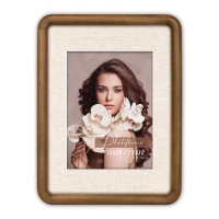 ZEP VM834 30x40/20x30 Marsiglia, паспарту текстиль, дерево (коричневая)ф/рамка