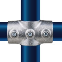 KUPO KPC-A1407E Two socket cross pipe clamp (tube O.D. 42.4mm). Зажим для труб