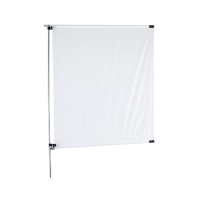 E-IMAGE F07-48 Collapsible flag panel 80*100 cm, fabric: diffusion white Флаг складной белый просв.