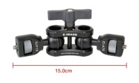 E-IMAGE EI-A75 Middle arm monitor mount with quick lock & unlock 1/4"-20 knobs Кронштейн шарнирный