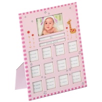 WALTHER BR148R 1x10x15,12x3,5x3,5 (28,5x23,5)   12 мес. baby animal (розовая) ф/рамка 